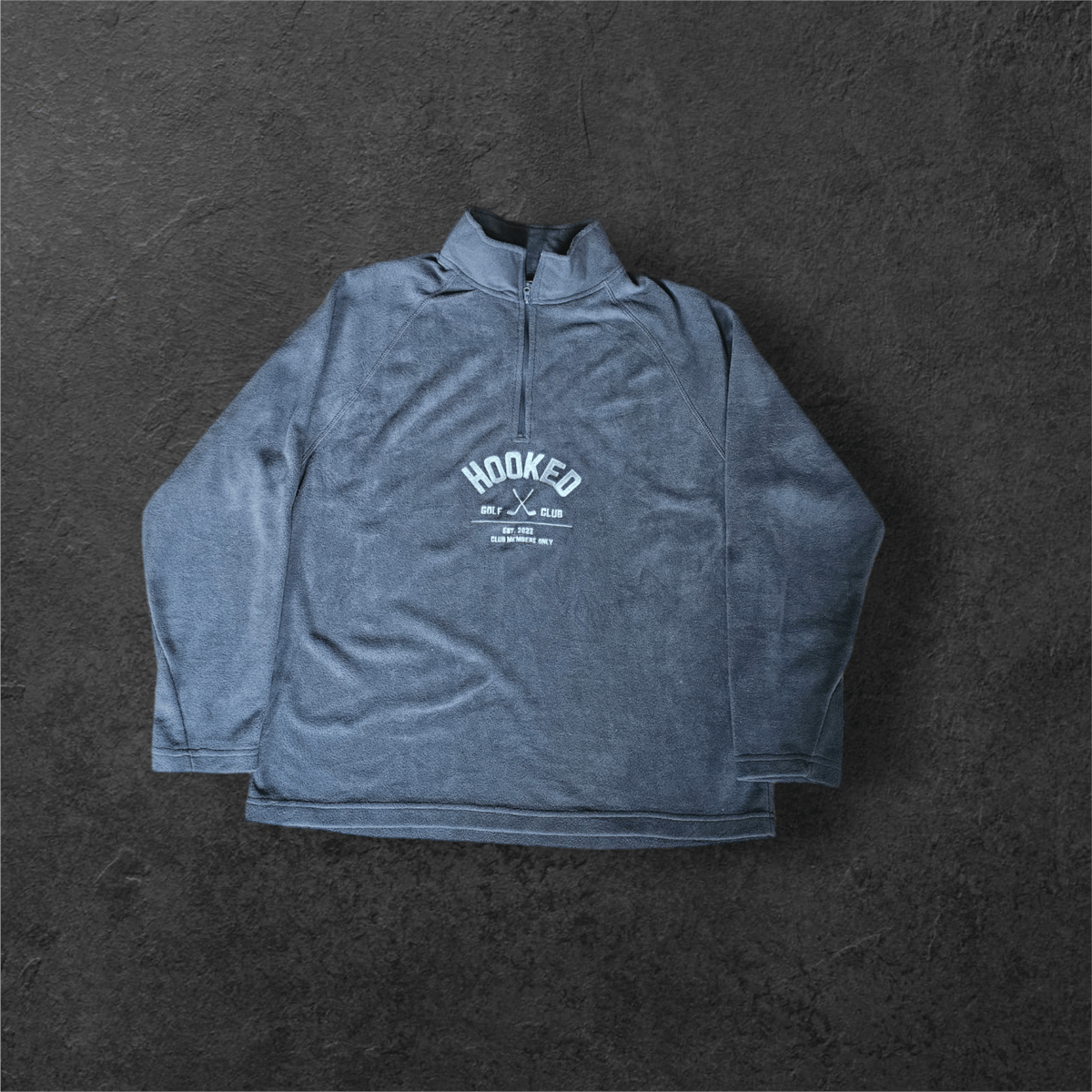 メンズウェア CLUBHAUS Fleece 1/4 Pullover Gray/Black CLUBHAUS Fleece 1/4 Pullover Gray/Black