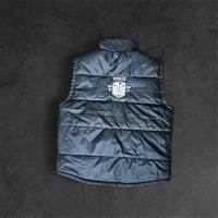 Image 5 of Hooked "Crest" Body Warmer/Gilet - Black