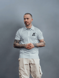 Image 1 of White "Golf Tee" Sports polo