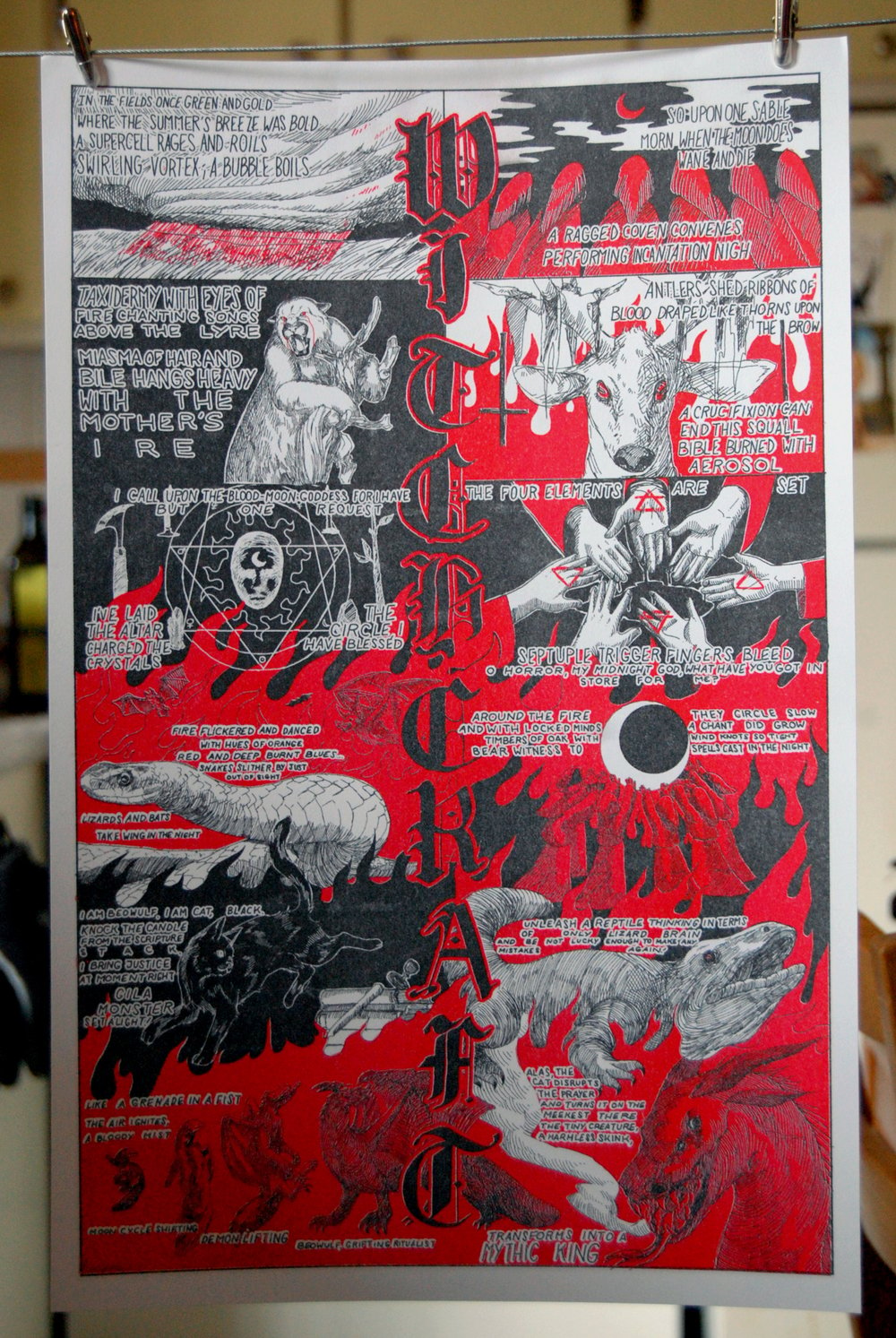 Image of Witchcraft Riso Print