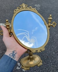 Image 1 of Antique spider mirror