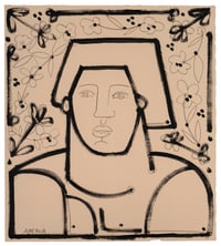 Image 1 of Man With Blossoms by America Martin