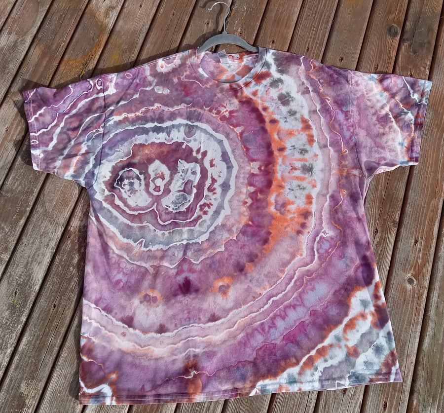 Image of Rusty Violet Geode Ice Dye