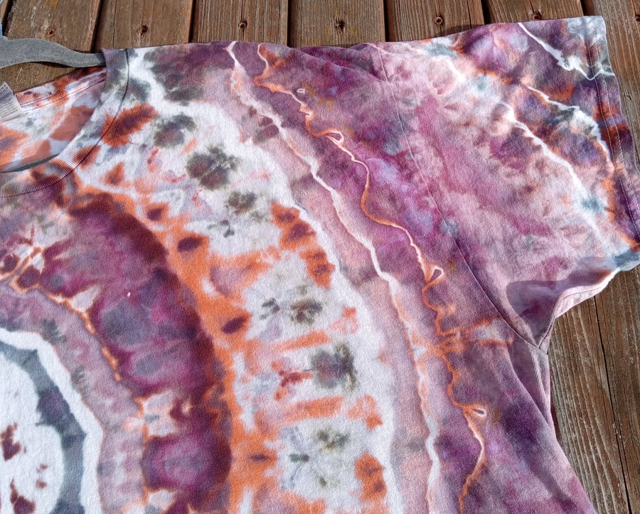 Image of Rusty Violet Geode Ice Dye