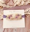 Lilac floral Headband 