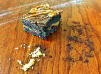 Black Cocoa & Caramel Brownie