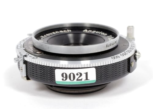 Image of Schneider Angulon 90mm F6.8 Lens in compur #0 Shutter #9021 wide angle 4X5 lens