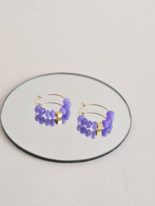 Image of Pendientes ZAHARA - Lila