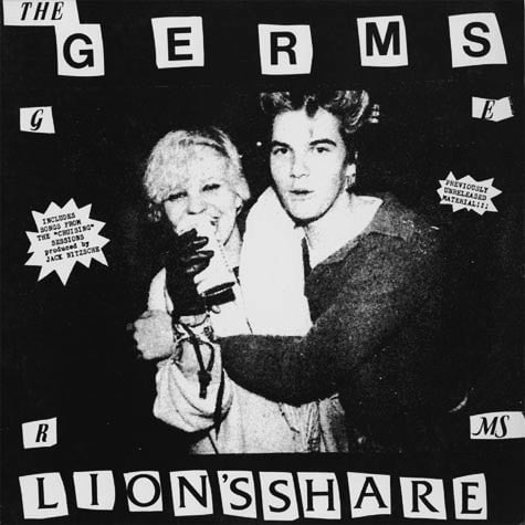 The Germs - "Lion's Share" LP (Import/Fanclub)