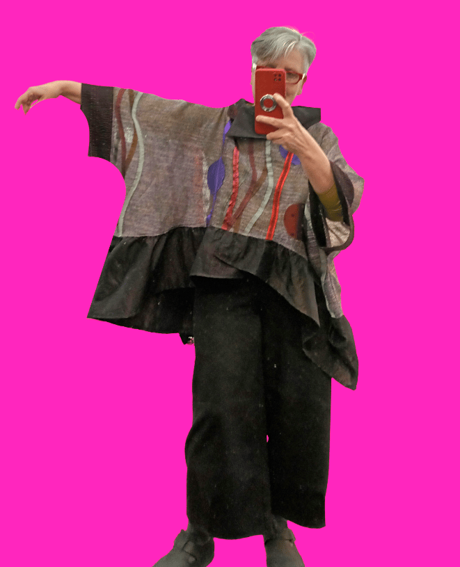 Image of purple one of a kind top