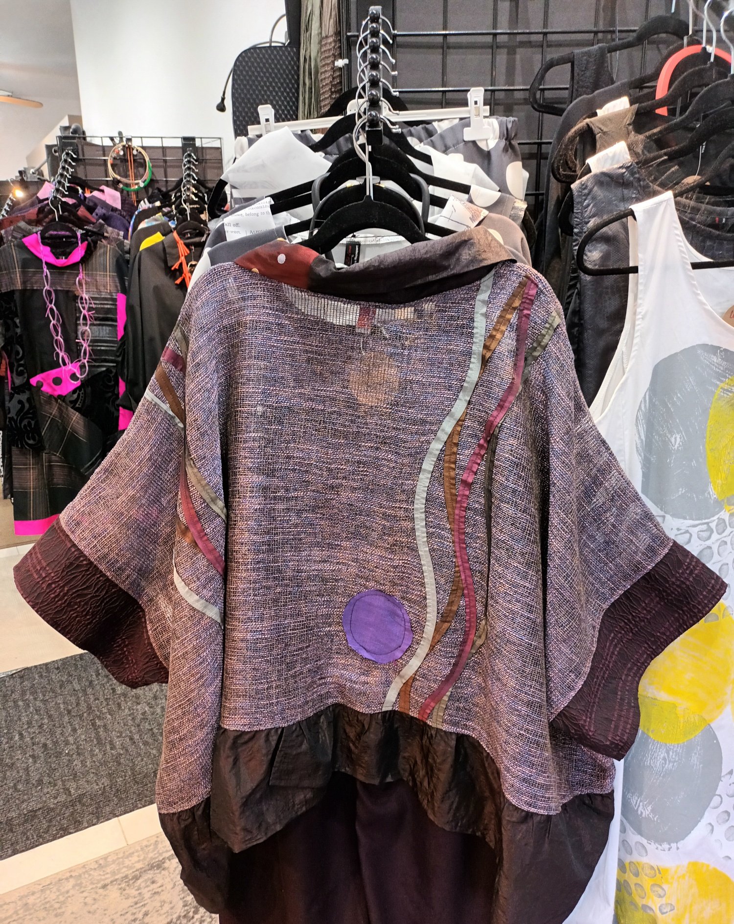 Image of purple one of a kind top