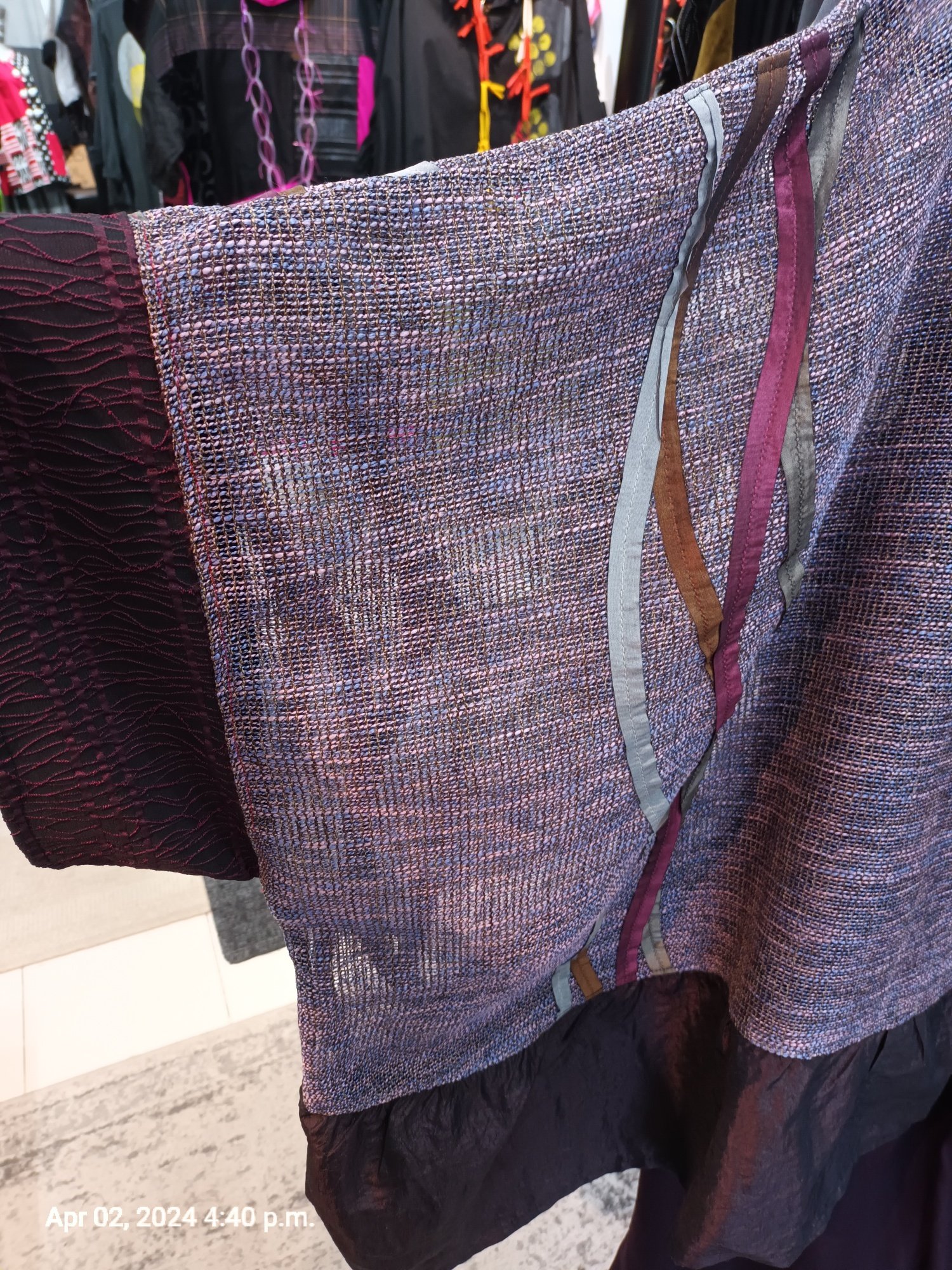 Image of purple one of a kind top