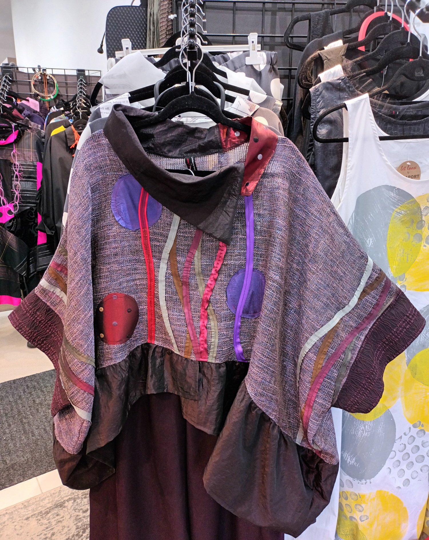 Image of purple one of a kind top