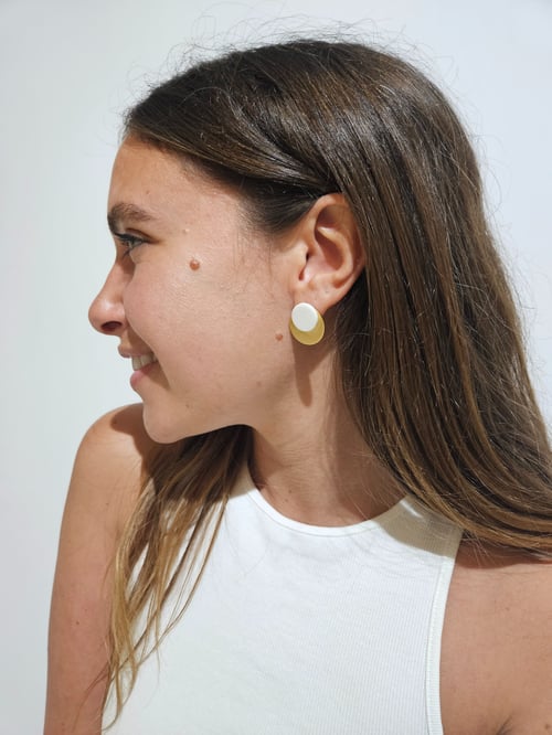 Image of Pendientes COCO - Blanco