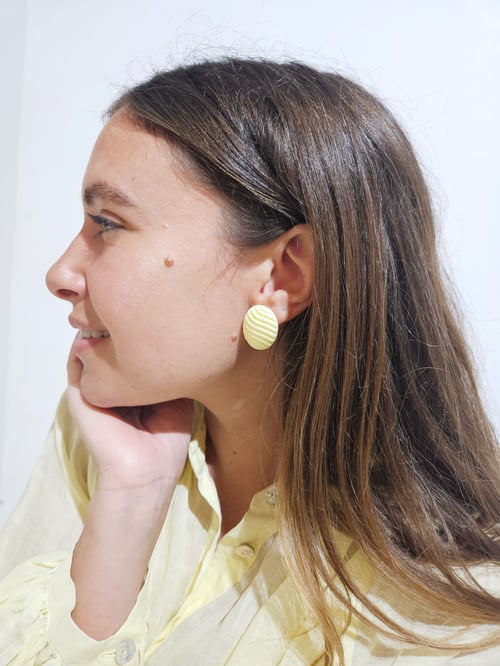 Image of Pendientes ANOUK - Amarillo limón