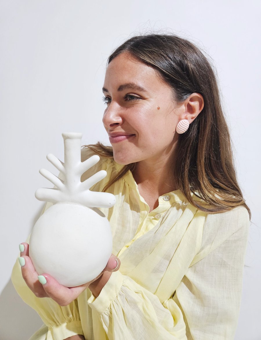 Image of Pendientes ANOUK - Rosa bebé