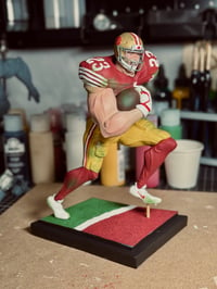 Image 1 of  Limited Edition -  8" Christian McCaffrey Action Figure - Resin + Hand Painted
