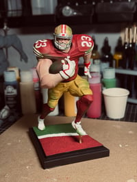 Image 4 of  Limited Edition -  8" Christian McCaffrey Action Figure - Resin + Hand Painted