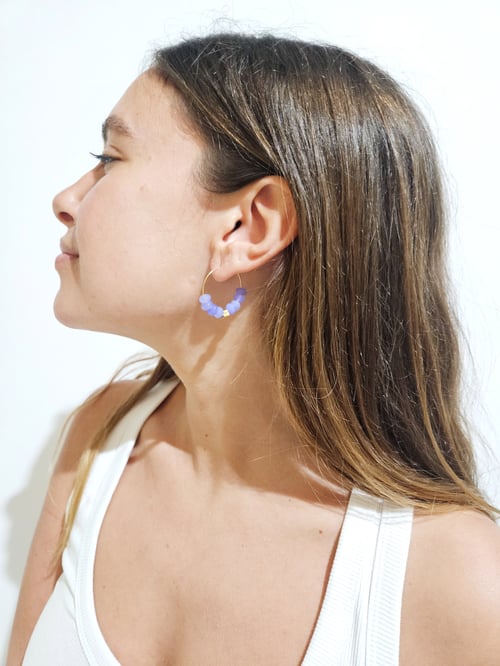 Image of Pendientes ZAHARA - Lila