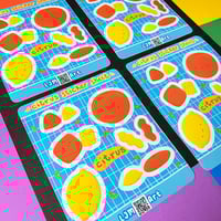 Image 2 of Citrus Shapes Sticker Sheet