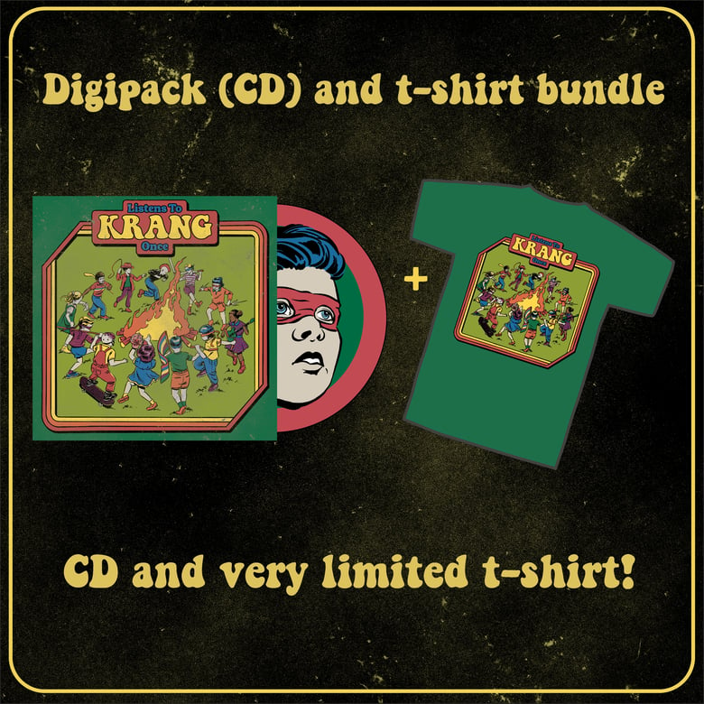 Image of CD and limited t-shirt