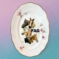 Plates - Wall-hanging Fag Horses