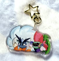 Pyrell and Fally Keychain