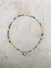 Collier LOVE // Multicolore Silver