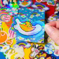 Image 1 of Retro Egg Sticker