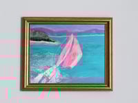 Image 5 of Pink Sails original art