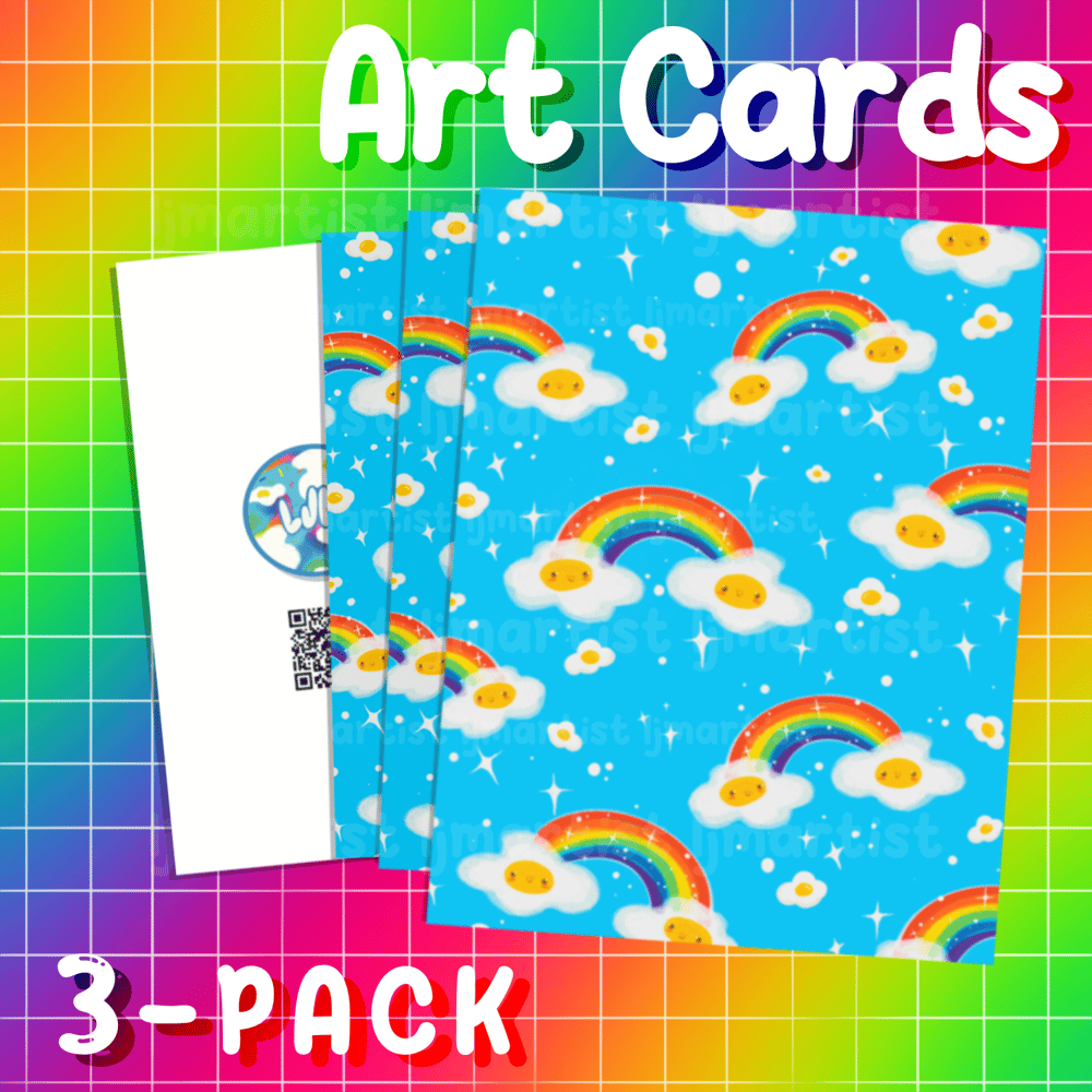 Image of Mini Art Cards (Pack of 3)
