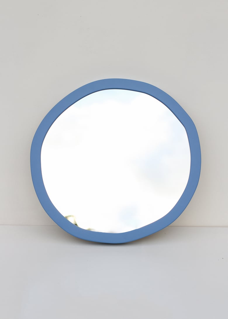 Image of Cornflower Wobbly Mirror