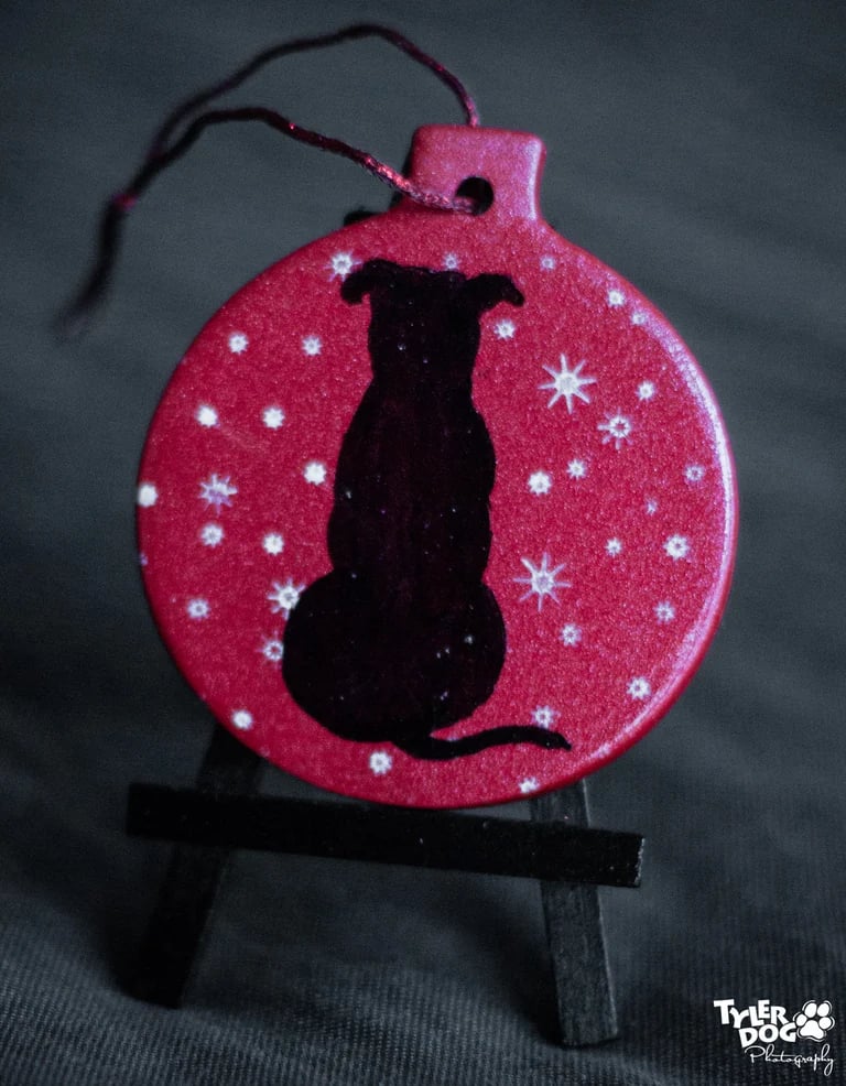 Image of 2016 Pit Bull Ceramic Christmas Ornaments