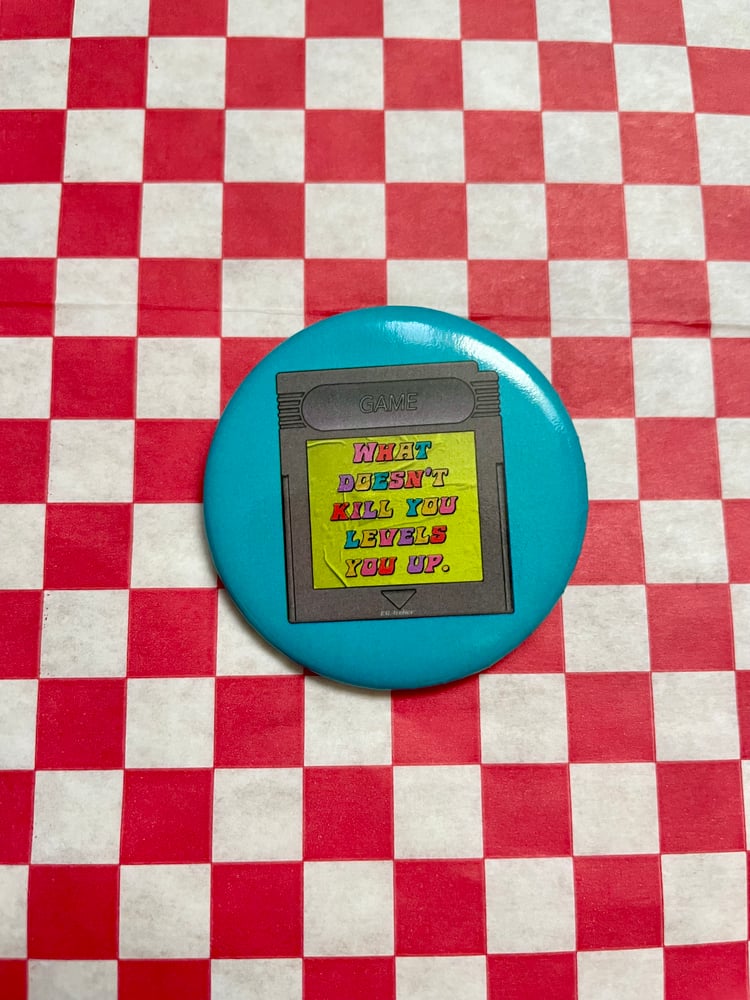 Image of Level Up Button Pin