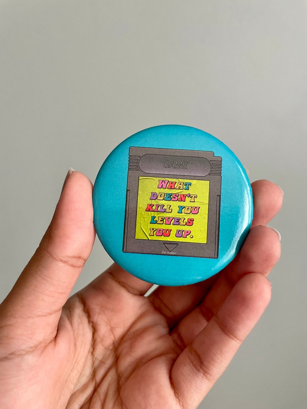 Image of Level Up Button Pin