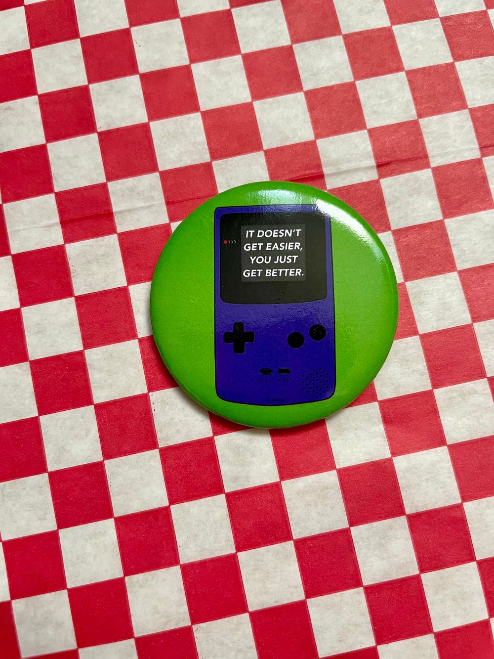 Image of Get Better Button Pin