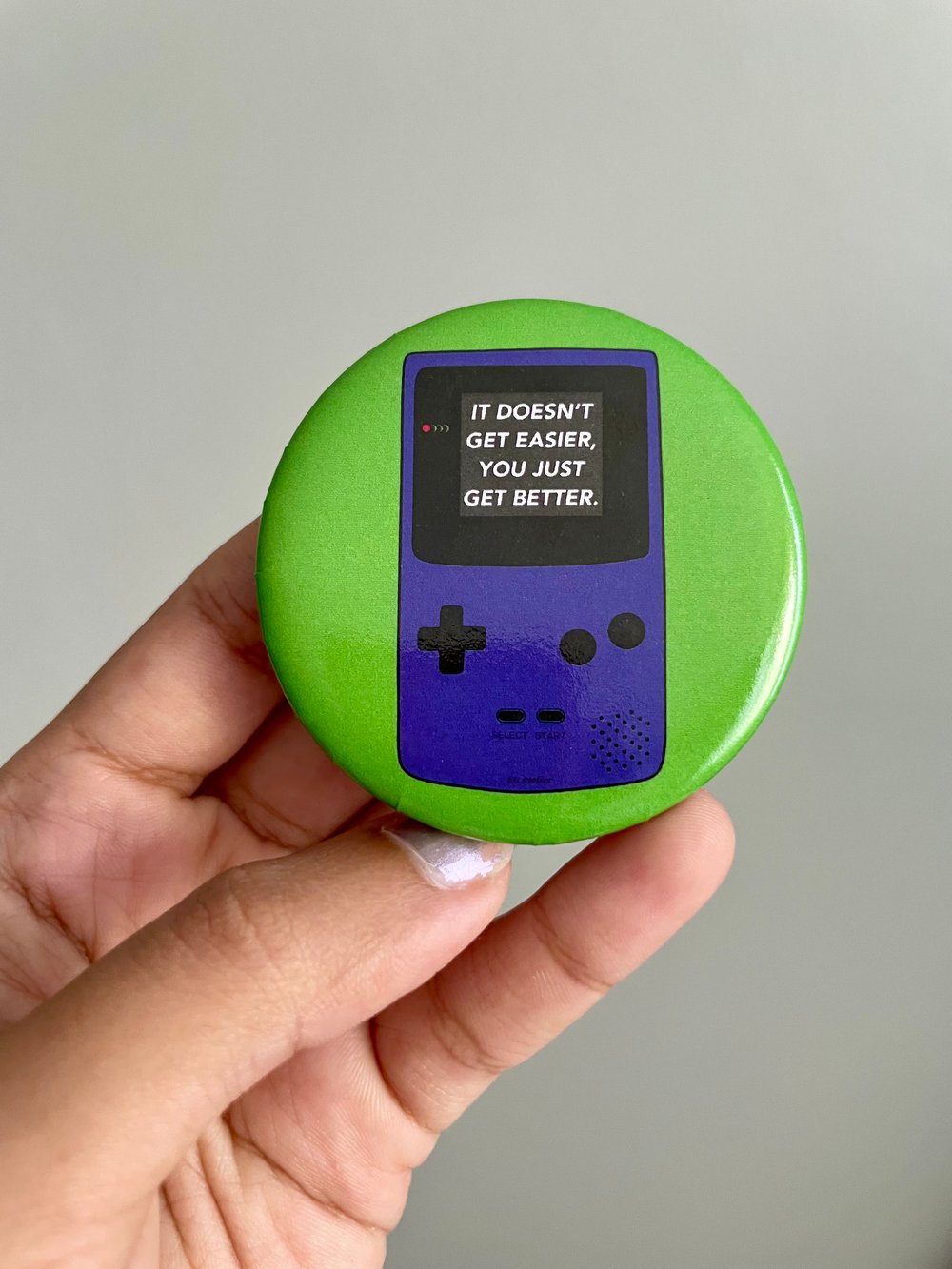 Image of Get Better Button Pin