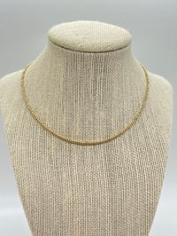 Image 1 of Gold Luna Choker