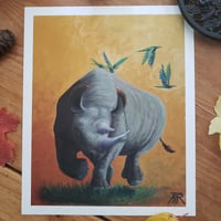 Image 1 of Black Rhino Tribute | Fine Art Print
