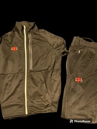 Black track suits 