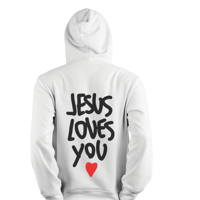 Image 3 of JESUS LOVES YOU-Hoodie