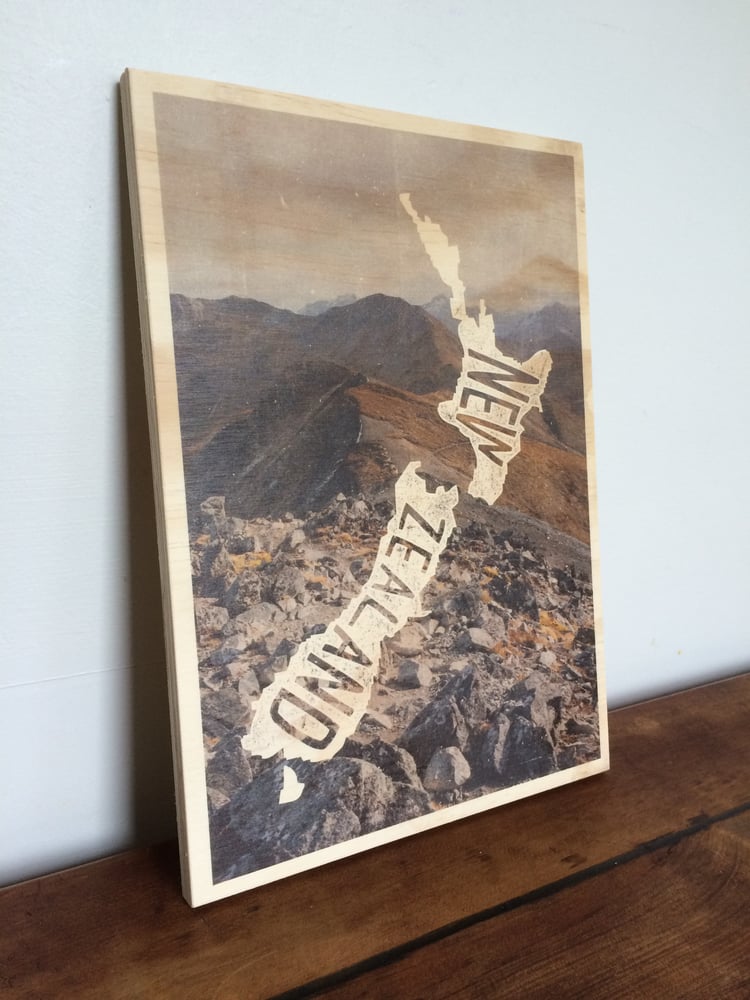 Image of New Zealand plywood A4 print