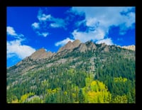 Framed Colorado in Fall
