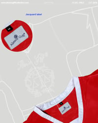 Image 4 of Work Hard Hockey Jersey satin red