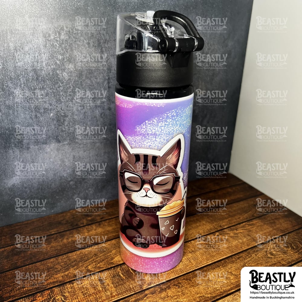 Lazy Cat Water Bottle