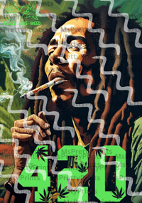 Image 3 of 420 Marijuana/Bob Marley TEMPLATE only!!!!  * DIGITAL DOWNLOAD ONLY*