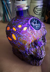 Image 4 of Otherworldly Fungus Skull Bottle
