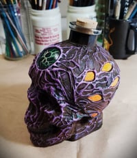 Image 7 of Otherworldly Fungus Skull Bottle