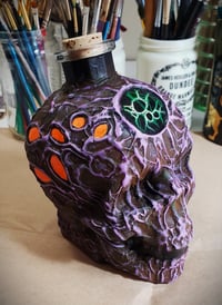 Image 7 of Otherworldly Fungus Skull Bottle