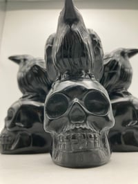 Image 3 of Mexican Obsidian/// Raven and Skull /// POWER TOTEM